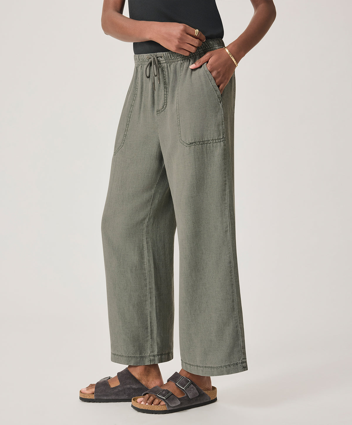 Angie Crop Wide Leg Pant