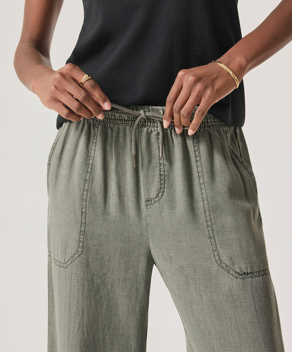 Angie Crop Wide Leg Pant