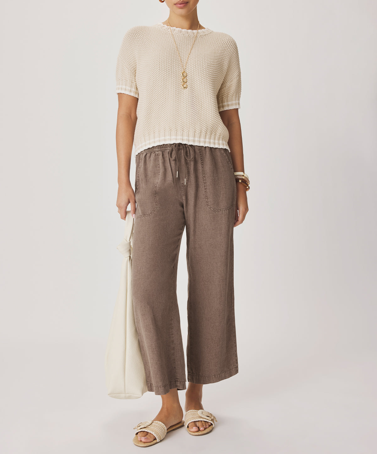 Angie Crop Wide Leg Pant