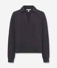 Load image into Gallery viewer, Waffle Scuba Polo Sweatshirt