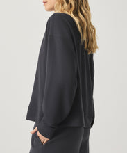 Load image into Gallery viewer, Waffle Scuba Polo Sweatshirt