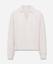 Load image into Gallery viewer, Waffle Scuba Polo Sweatshirt