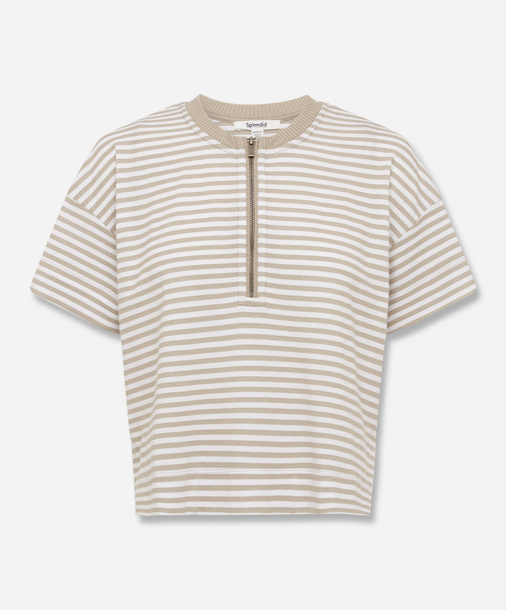 Brooke Short Sleeve Stripe Top
