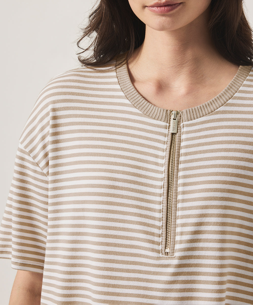 Brooke Short Sleeve Stripe Top