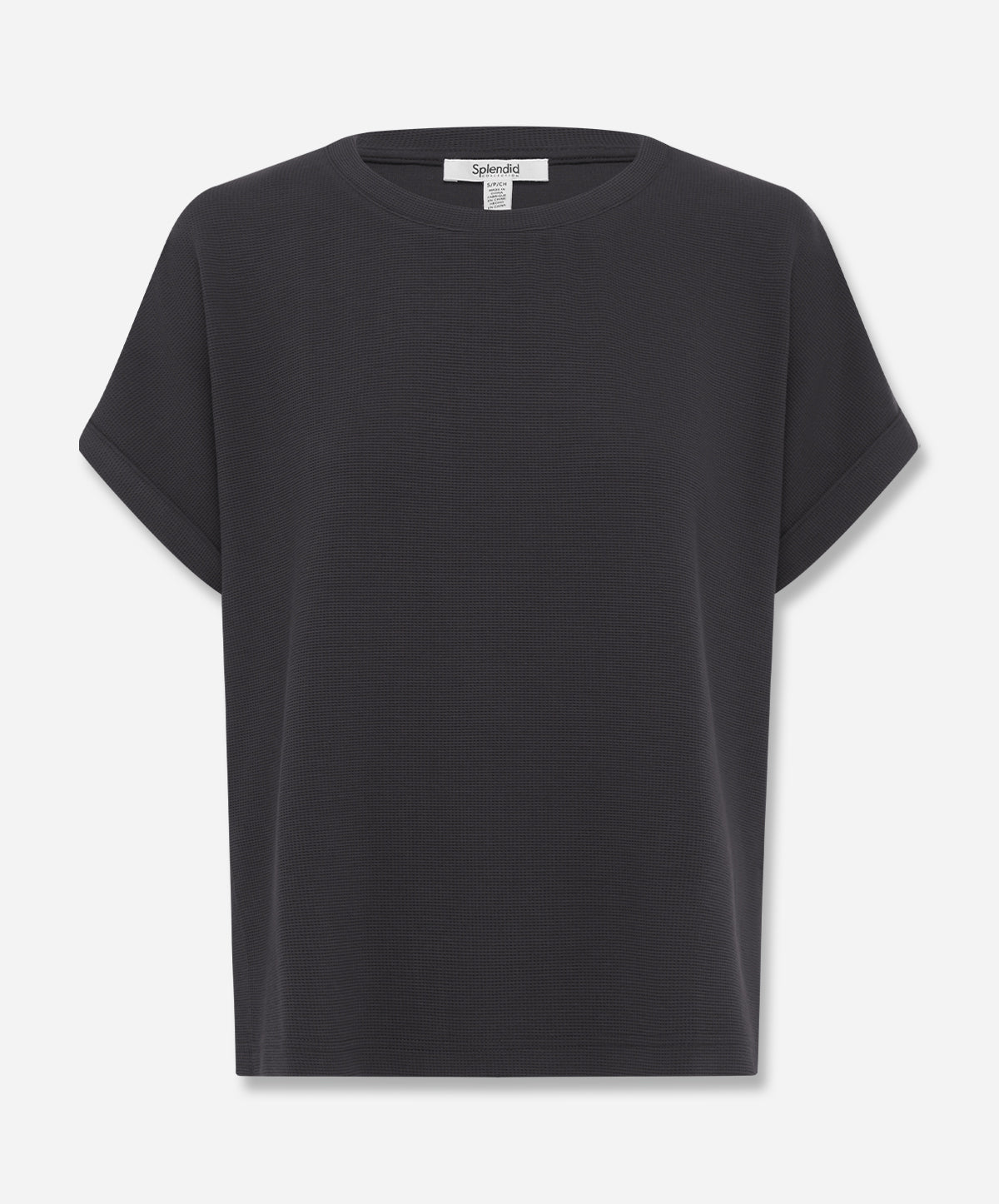 Waffle Scuba Short Sleeve Sweatshirt