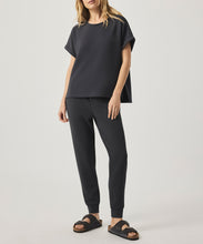 Load image into Gallery viewer, Waffle Scuba Short Sleeve Sweatshirt