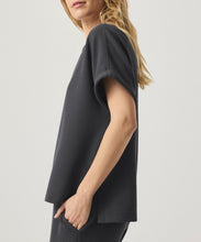 Load image into Gallery viewer, Waffle Scuba Short Sleeve Sweatshirt