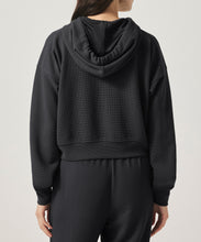 Load image into Gallery viewer, Waffle Scuba Zip-Up Pullover