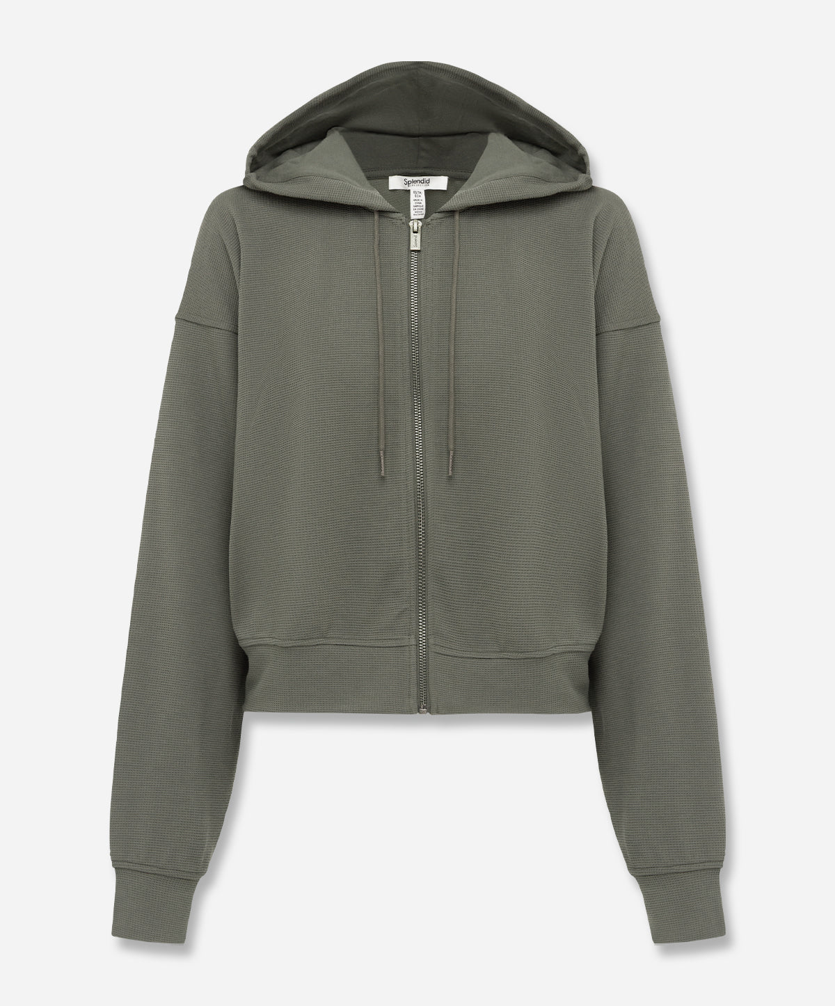 Waffle Scuba Zip-Up Pullover