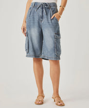 Load image into Gallery viewer, Lounge Denim Cargo Short