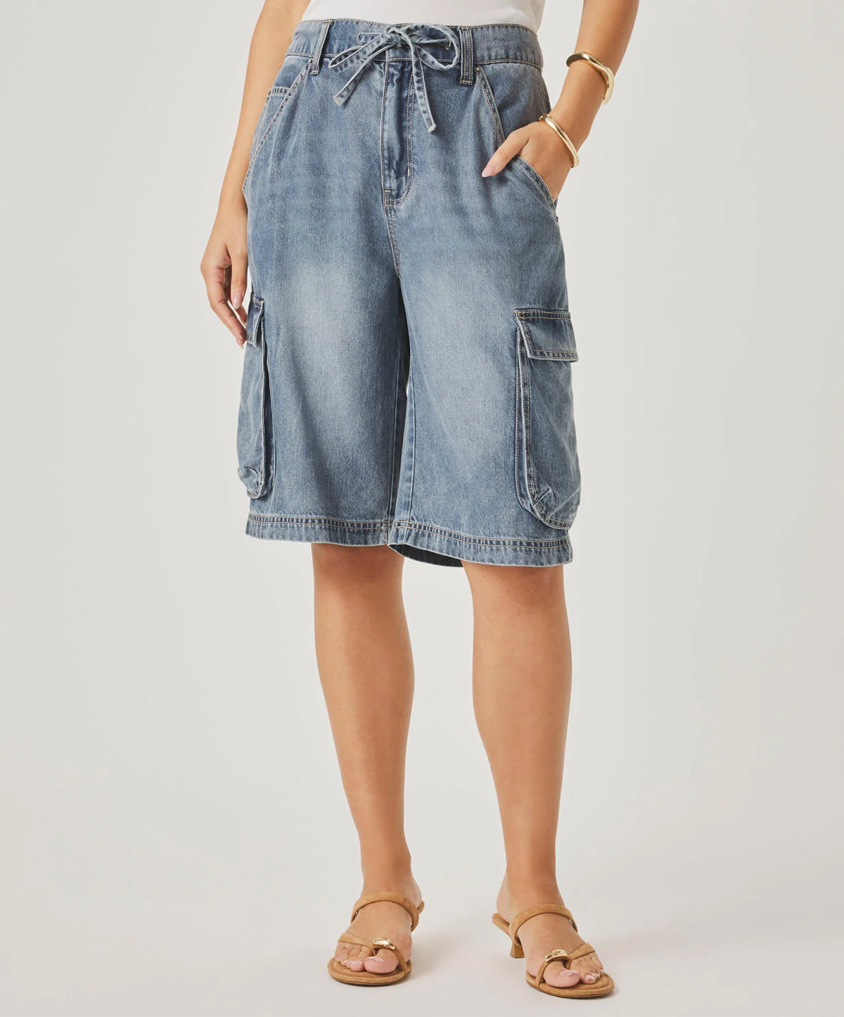 Lounge Denim Cargo Short