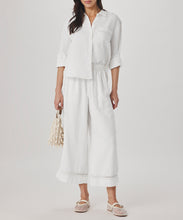 Load image into Gallery viewer, Stella Linen Trim Button Down