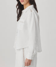 Load image into Gallery viewer, Stella Linen Trim Button Down