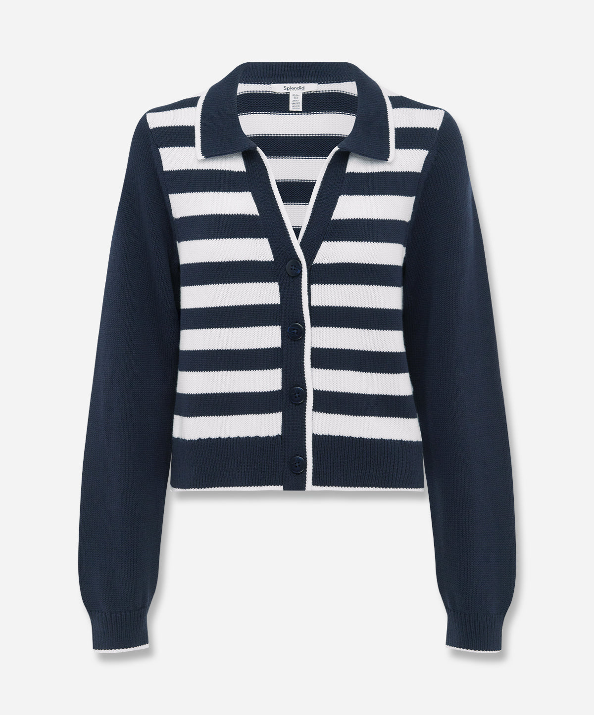 Nicolette Stripe Polo Sweater