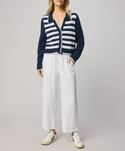 Load image into Gallery viewer, Nicolette Stripe Polo Sweater