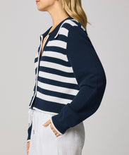 Load image into Gallery viewer, Nicolette Stripe Polo Sweater