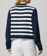 Load image into Gallery viewer, Nicolette Stripe Polo Sweater