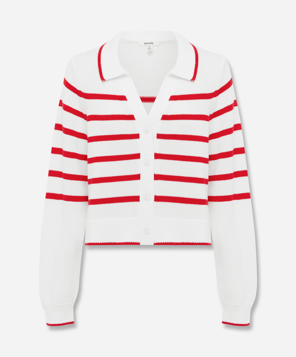 Nicolette Stripe Polo Sweater
