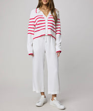 Load image into Gallery viewer, Nicolette Stripe Polo Sweater