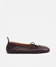 Load image into Gallery viewer, Rosalind Brown Leather Ballet Flats