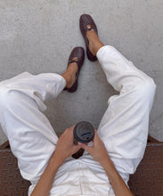 Load image into Gallery viewer, Rosalind Brown Leather Ballet Flats