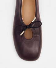 Load image into Gallery viewer, Rosalind Brown Leather Ballet Flats
