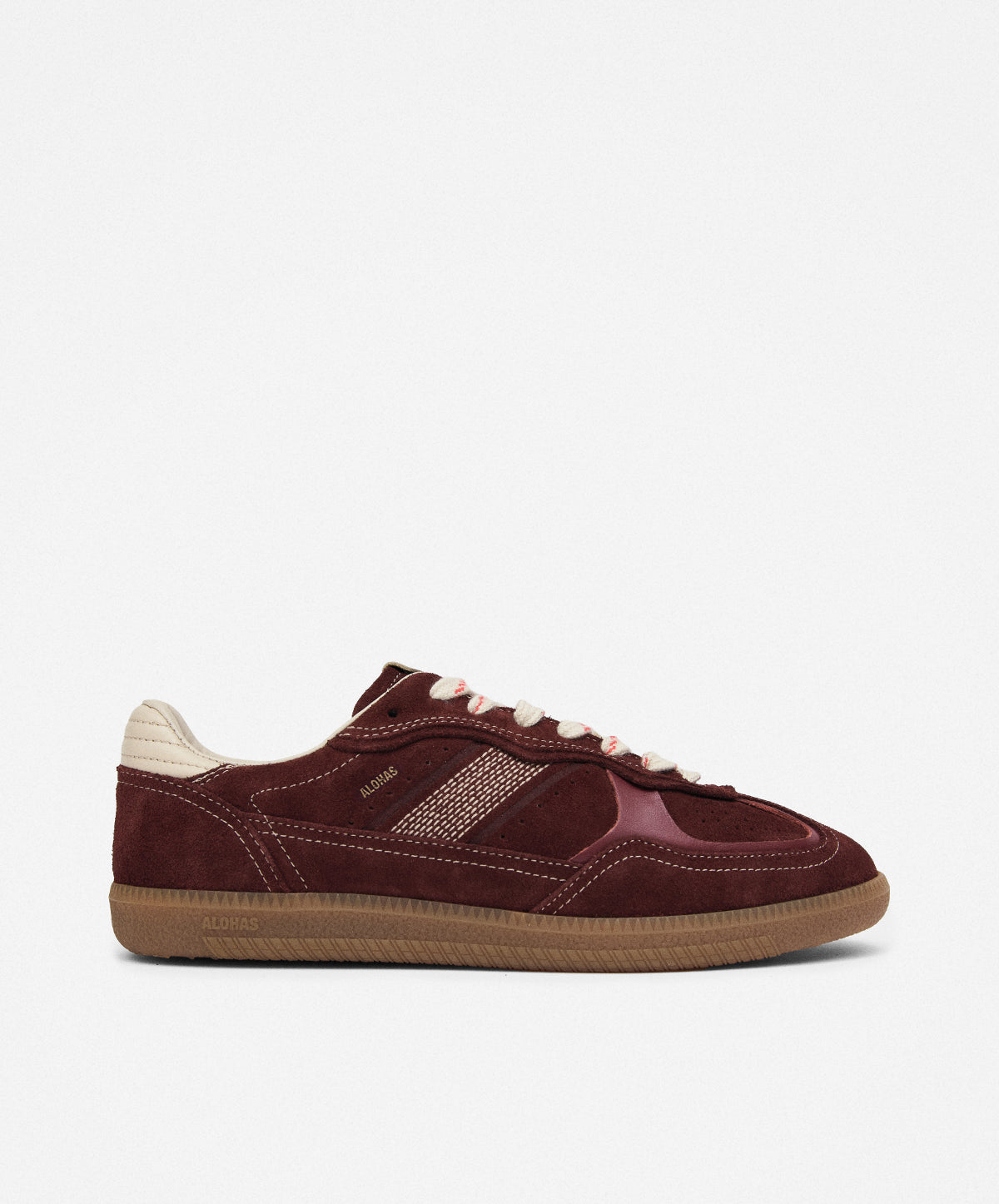 Tb.490 Rife Burgundy Cream Leather Sneakers
