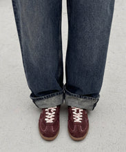 Load image into Gallery viewer, Tb.490 Rife Burgundy Cream Leather Sneakers