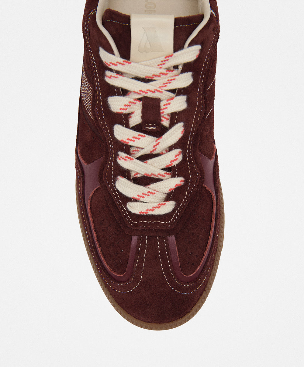 Tb.490 Rife Burgundy Cream Leather Sneakers