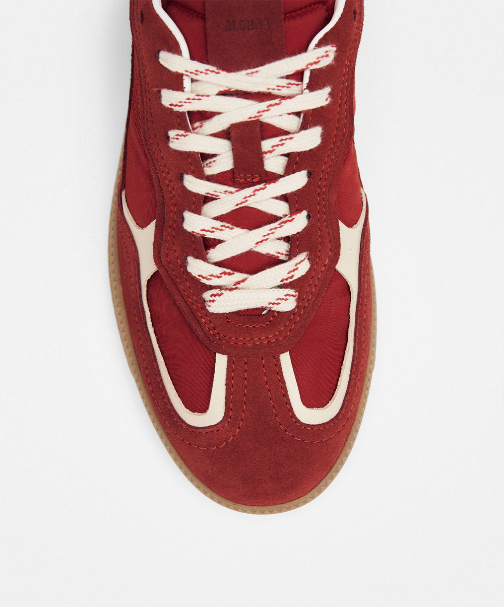 Tb.490 Rife Sheen Red Leather Sneakers
