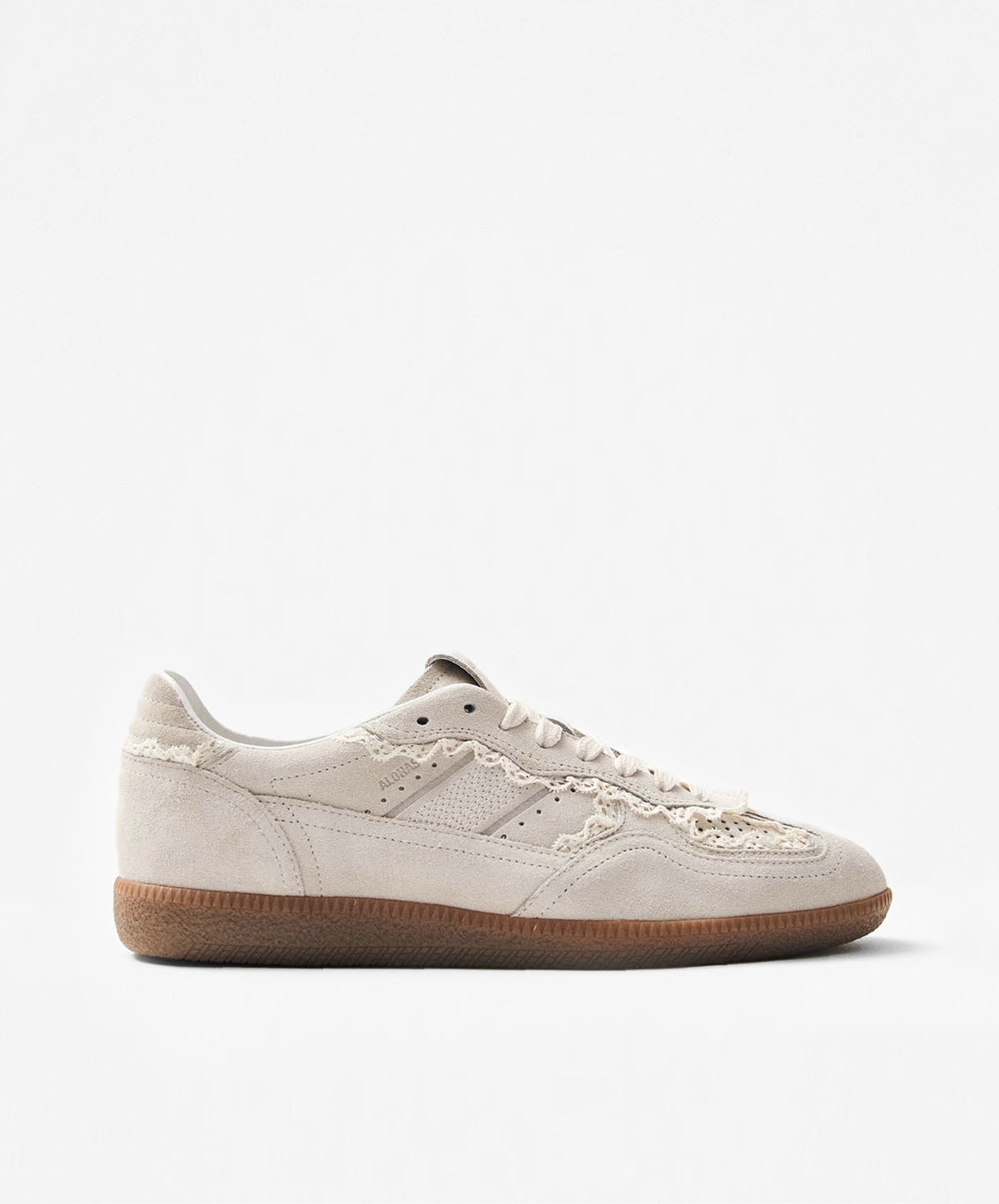 Tb.490 Crochet Cream Leather Sneakers