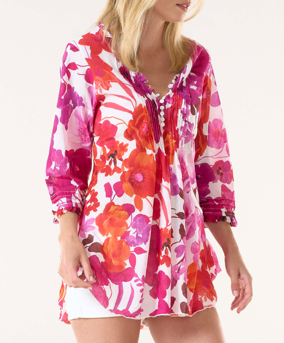 Flamenco Pink Poppy Top