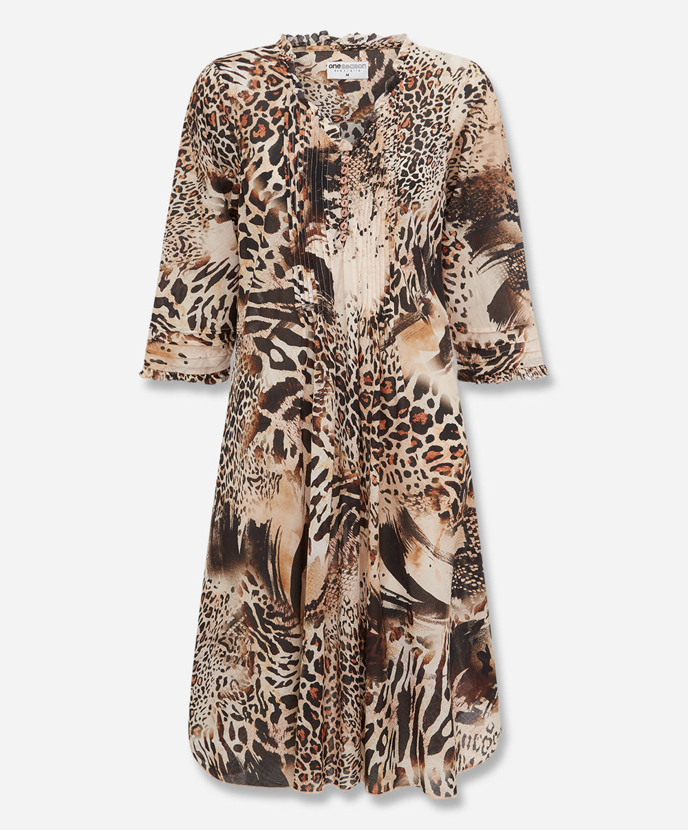 Côte d'Azur Middy Poppy Dress