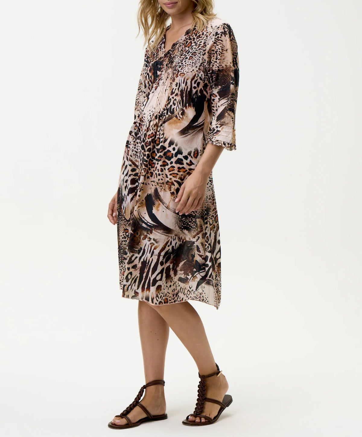 Côte d'Azur Middy Poppy Dress
