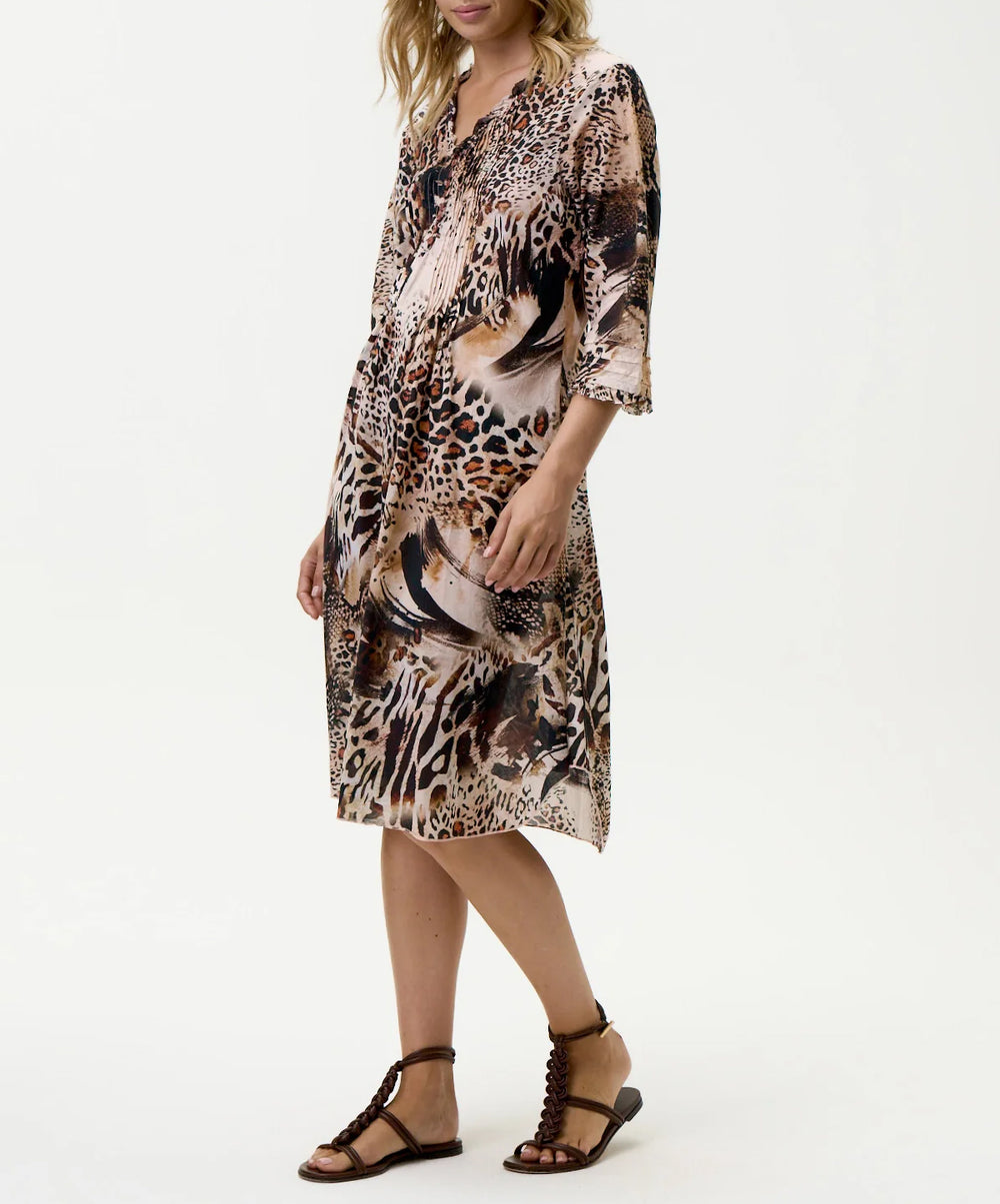 Côte d'Azur Middy Poppy Dress