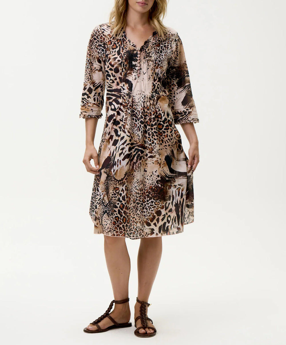 Côte d'Azur Middy Poppy Dress