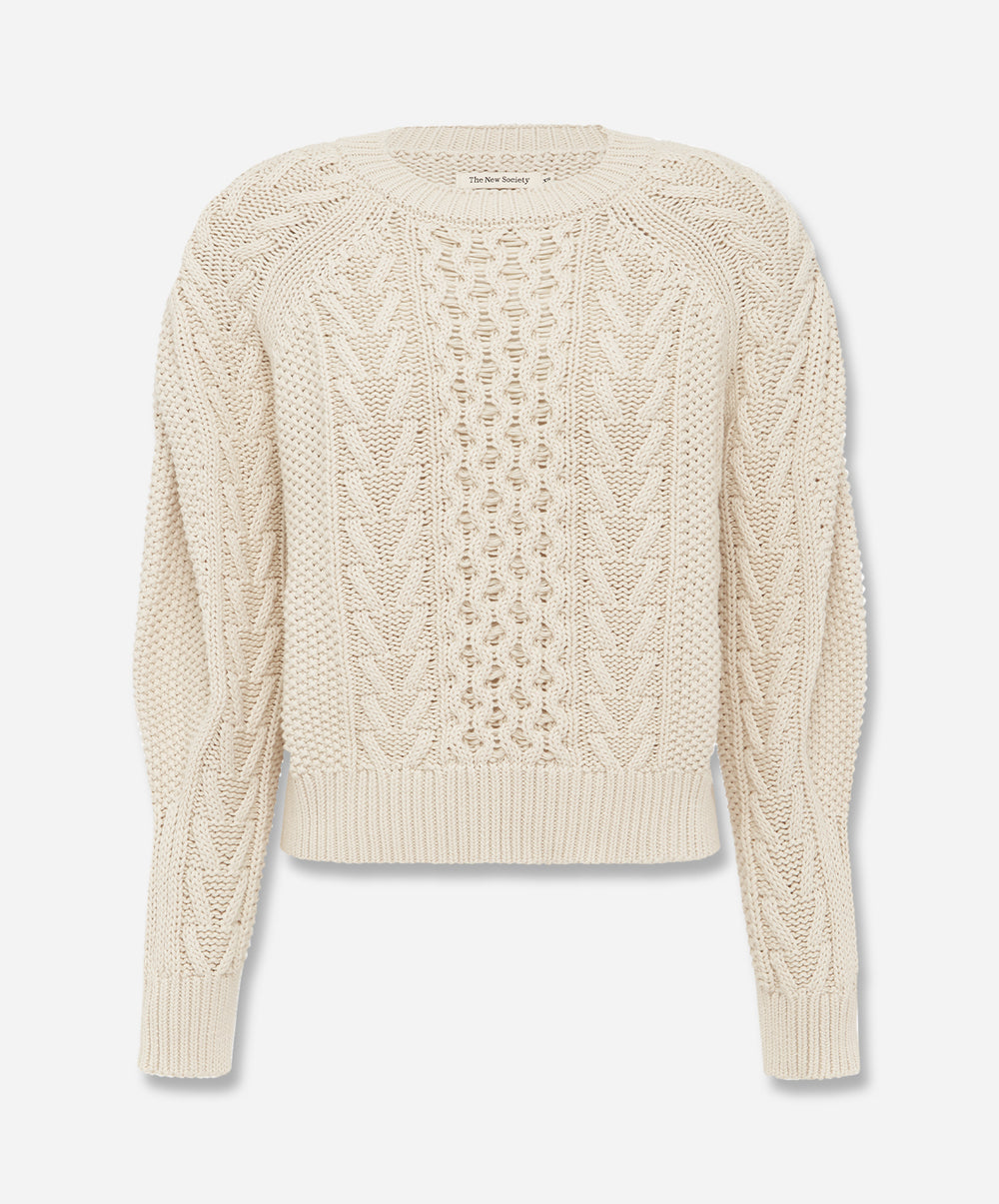 Quios Woman Jumper Macadamia