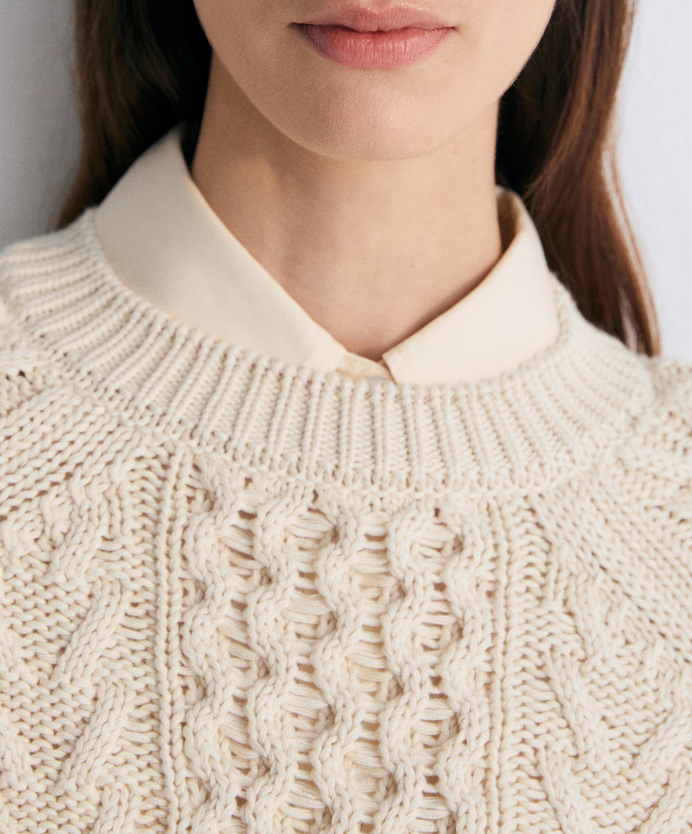 Quios Woman Jumper Macadamia