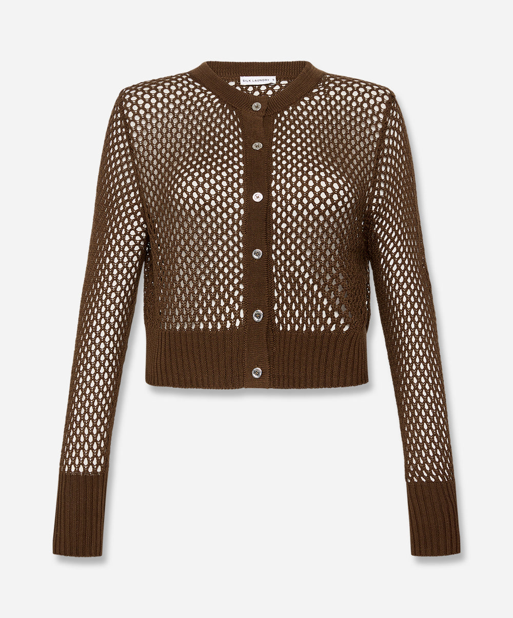 Crochet Cropped Cardigan