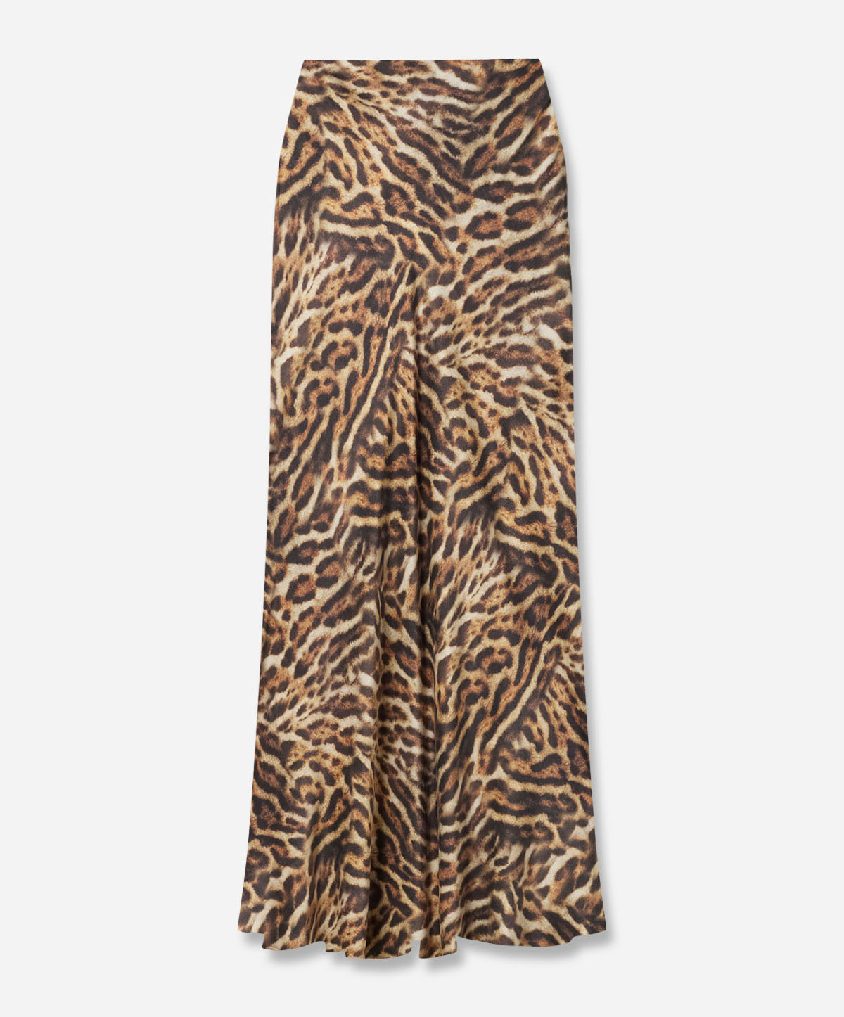 Bias cut skirt leopard sale