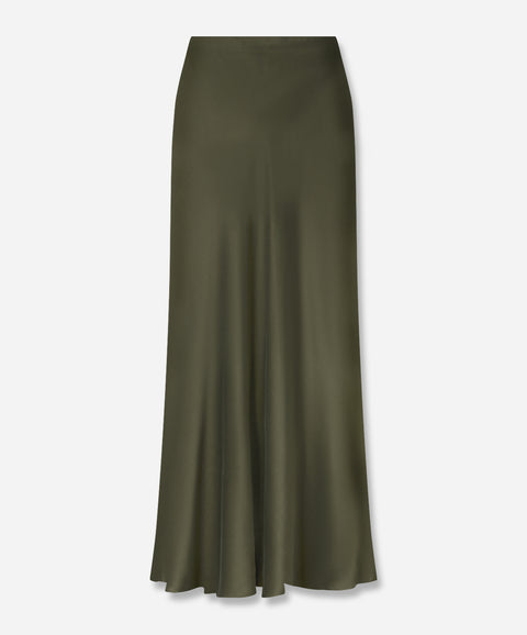 Long Bias Cut Skirt