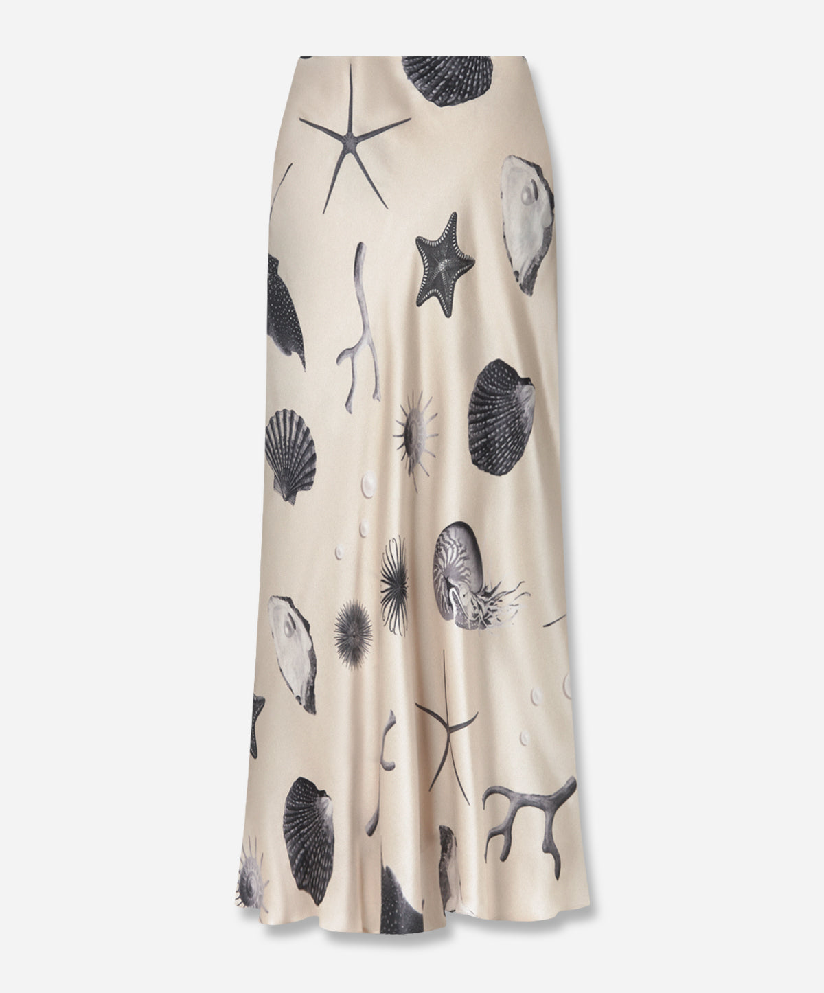 Long Bias Cut Skirt