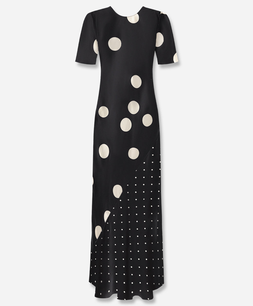 Short Sleeve Bias Dress