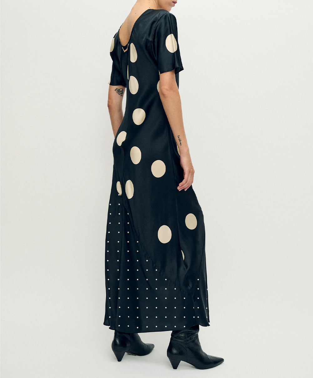 Short Sleeve Bias Dress