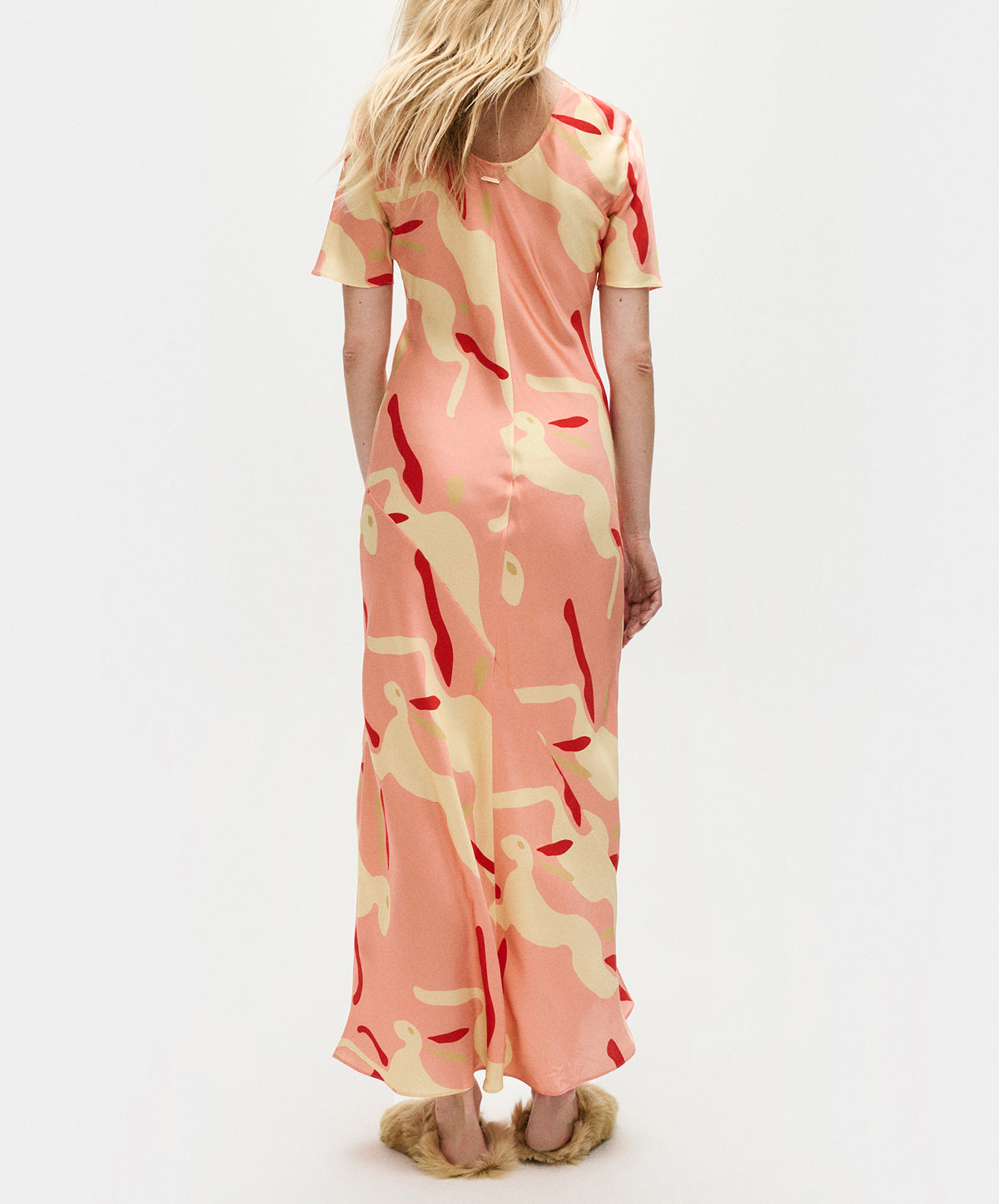 Short Sleeve Bias Dress