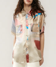 Load image into Gallery viewer, Short Sleeve Boyfriend Shirt
