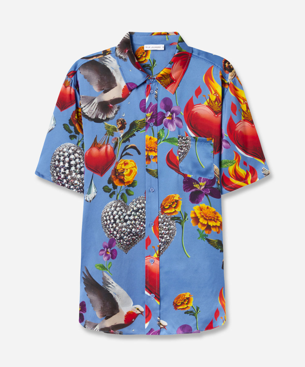 Short Sleeve Boyfriend Shirt 2.0