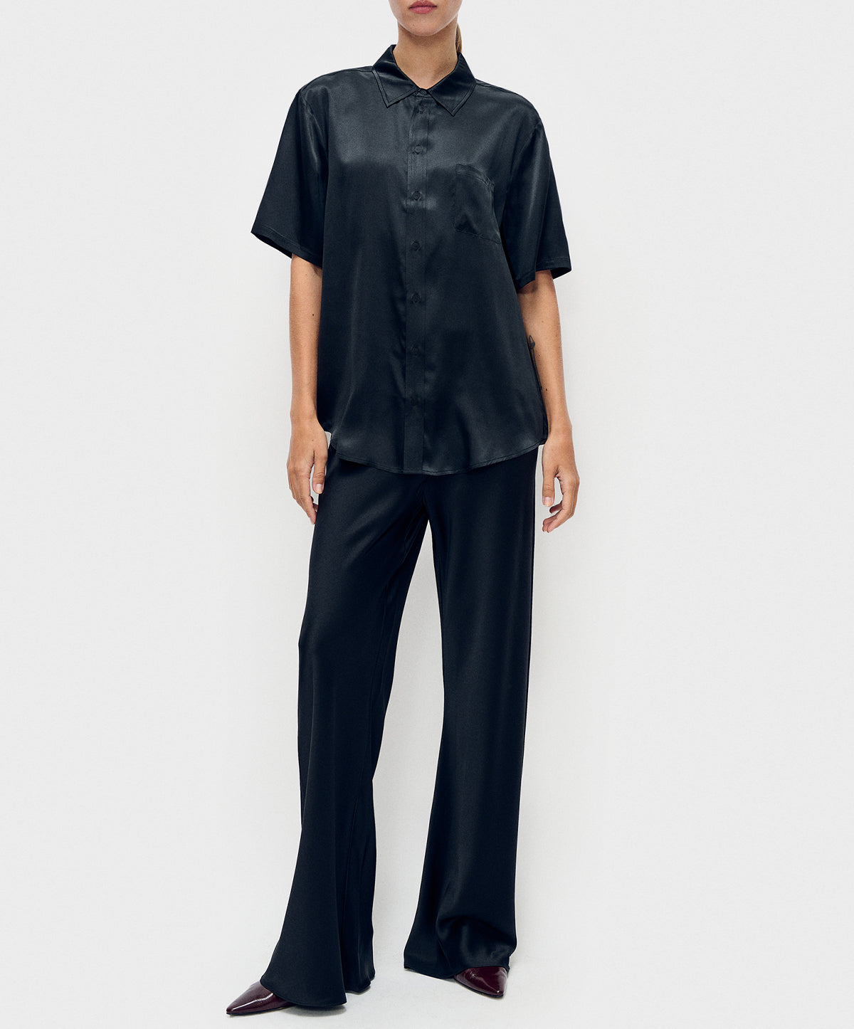 Short Sleeve Boyfriend Shirt