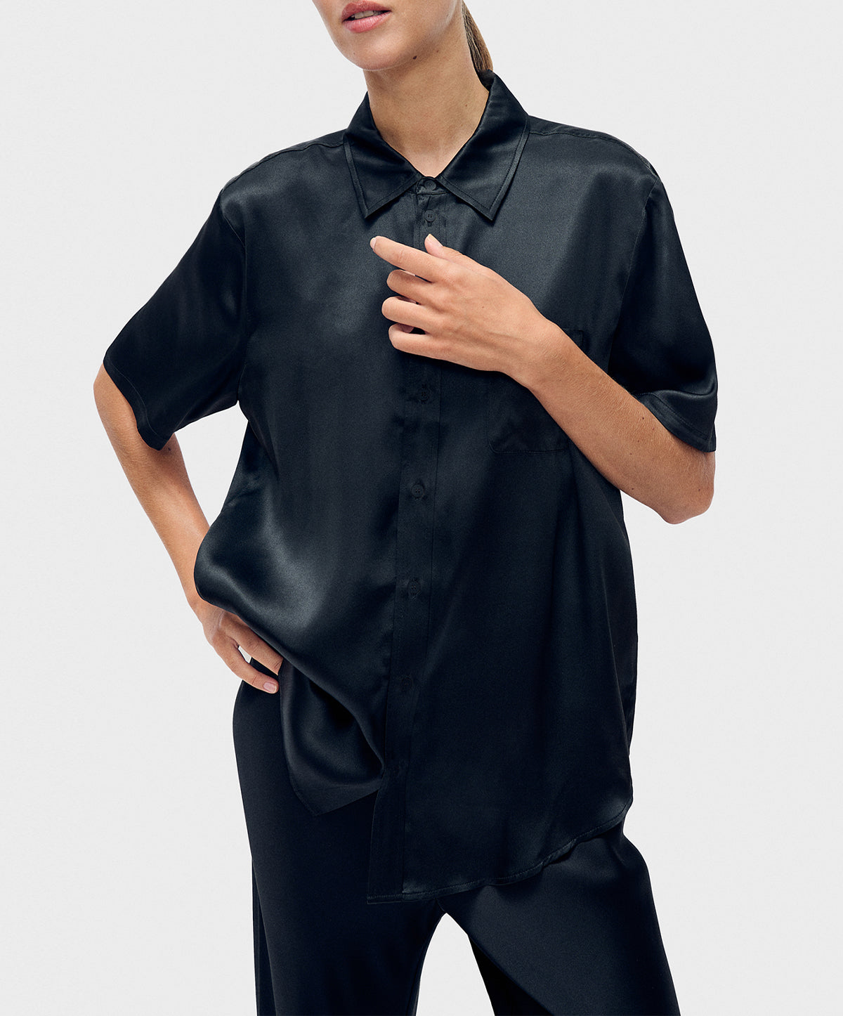 Short Sleeve Boyfriend Shirt