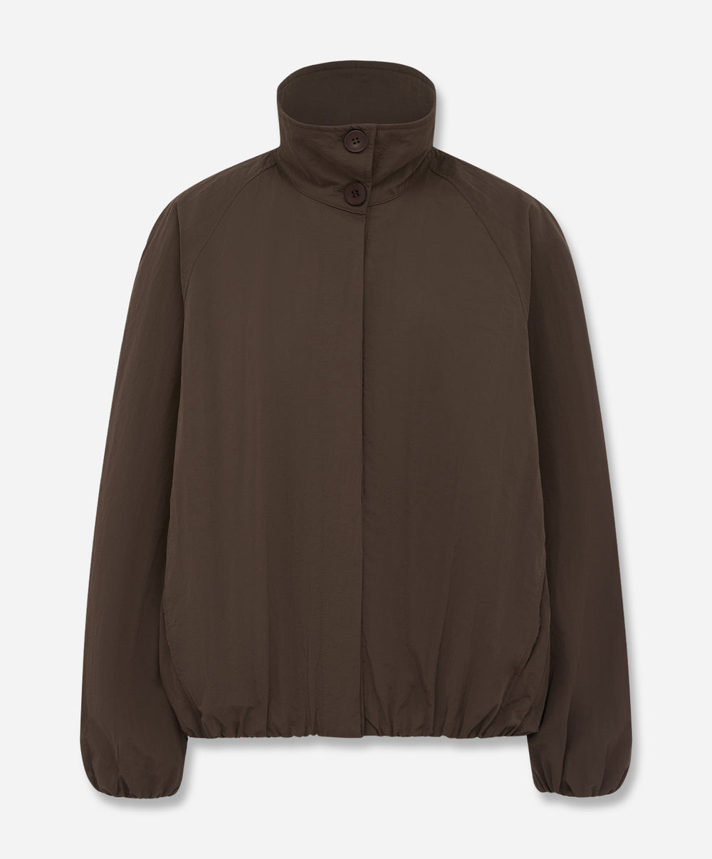 Soren Funnel Neck Bomber Jacket